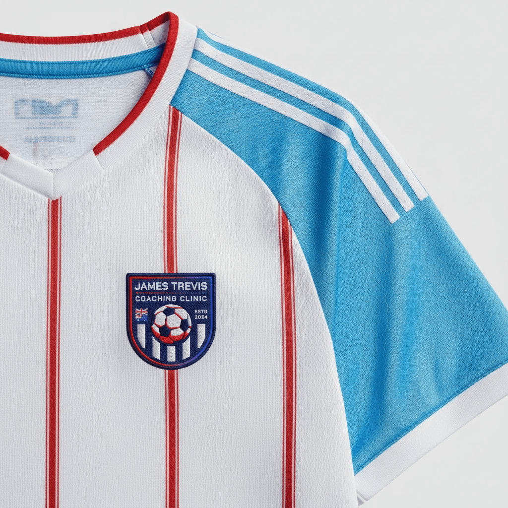 VIBRANT Kit 2026 - JMT FOOTBALL LTD.Kit with James Trevis badge